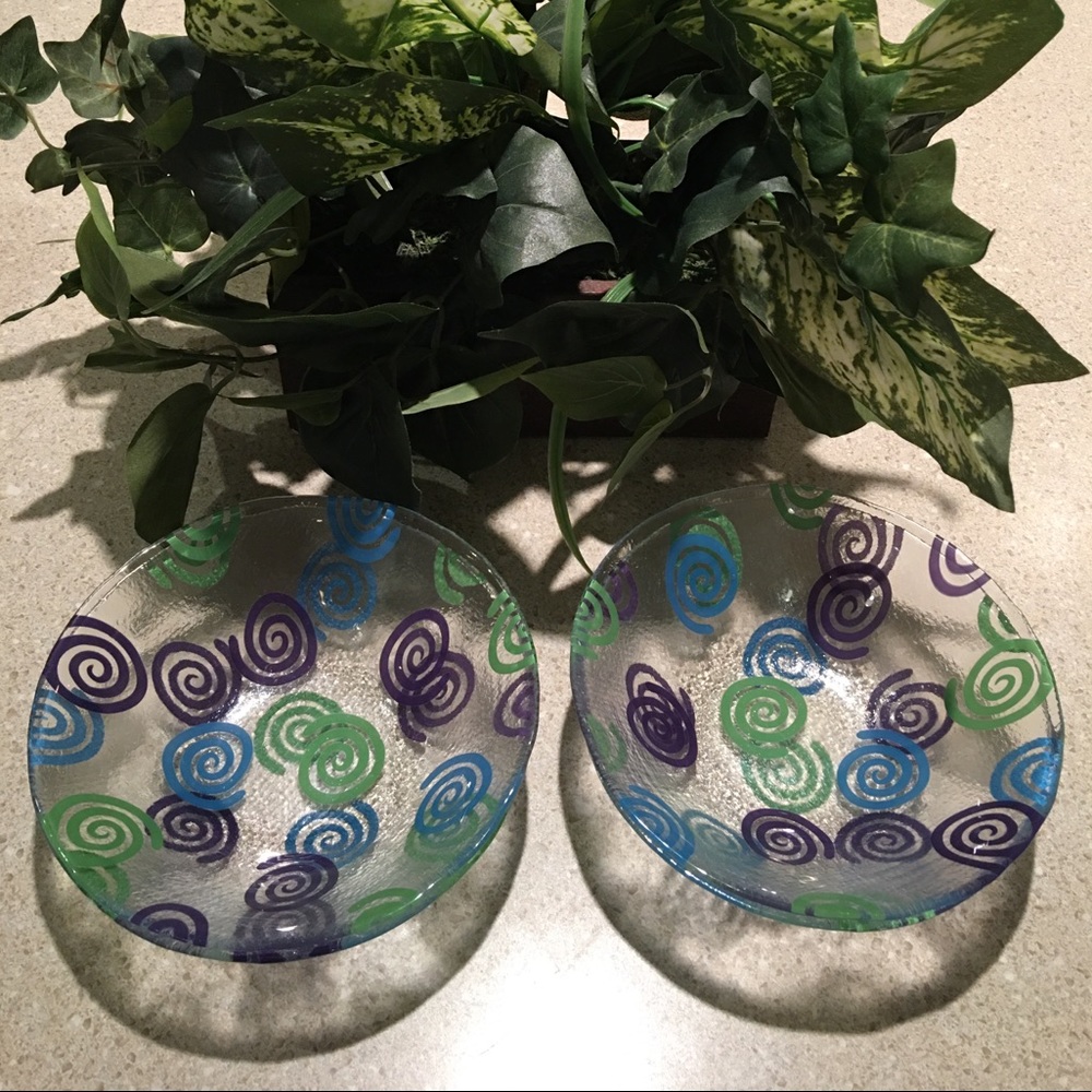 Clear Swirl 4 Pack Ice Cream Bowls